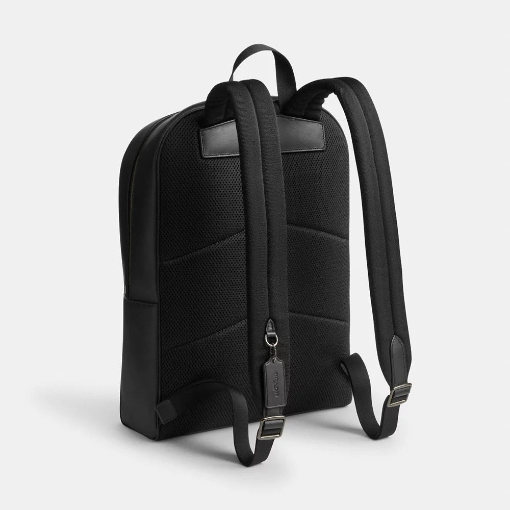 [INCOMING ETA 30 DAYS] COACH Men Owen Backpack In Signature Canvas in Charcoal/Black (CAJ90)