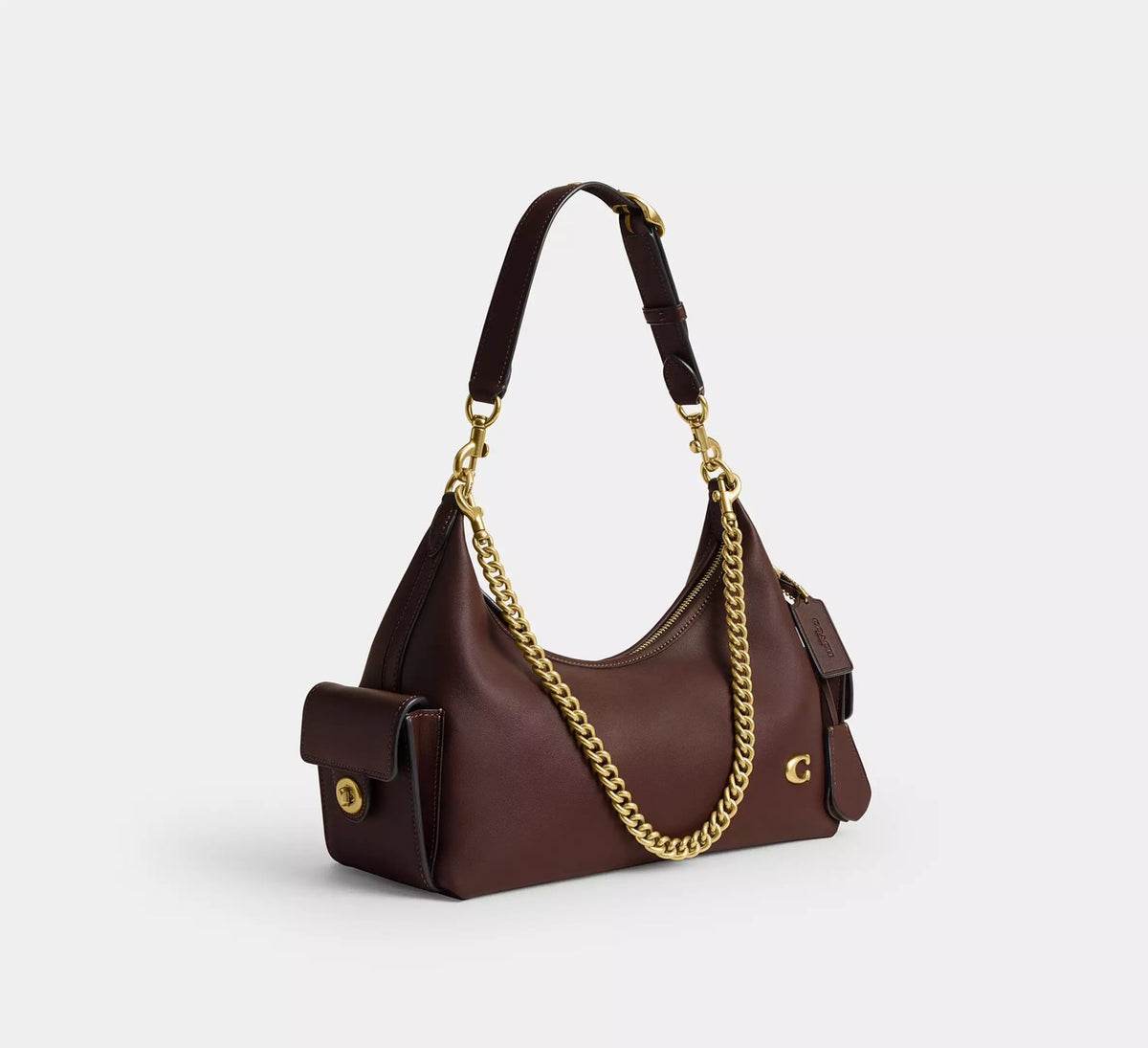 [WEB EXCLUSIVE][INCOMING ETA 30 DAYS] COACH Pocket Juliet Bag 30 in Maple (CDZ70)