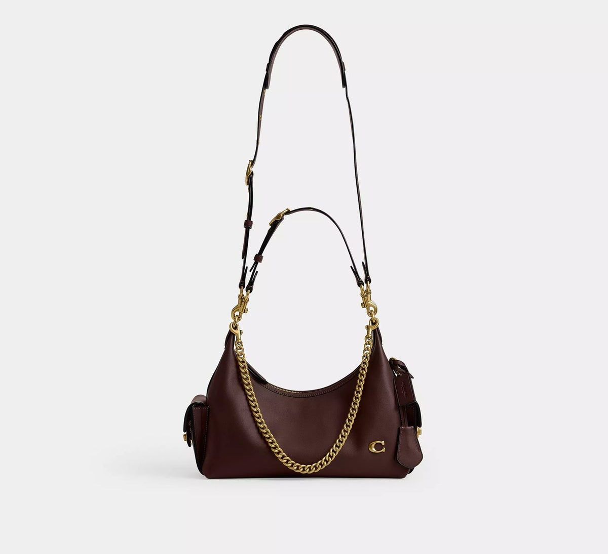 [WEB EXCLUSIVE][INCOMING ETA 30 DAYS] COACH Pocket Juliet Bag 30 in Maple (CDZ70)