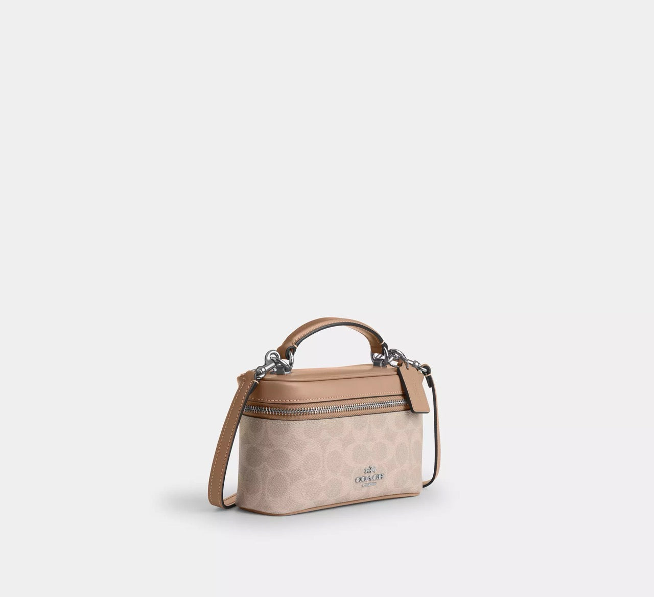 [INCOMING ETA 30 DAYS] COACH Rainer Crossbody Bag 18 In Signature Canvas in Sand/Taupe (CEO23)