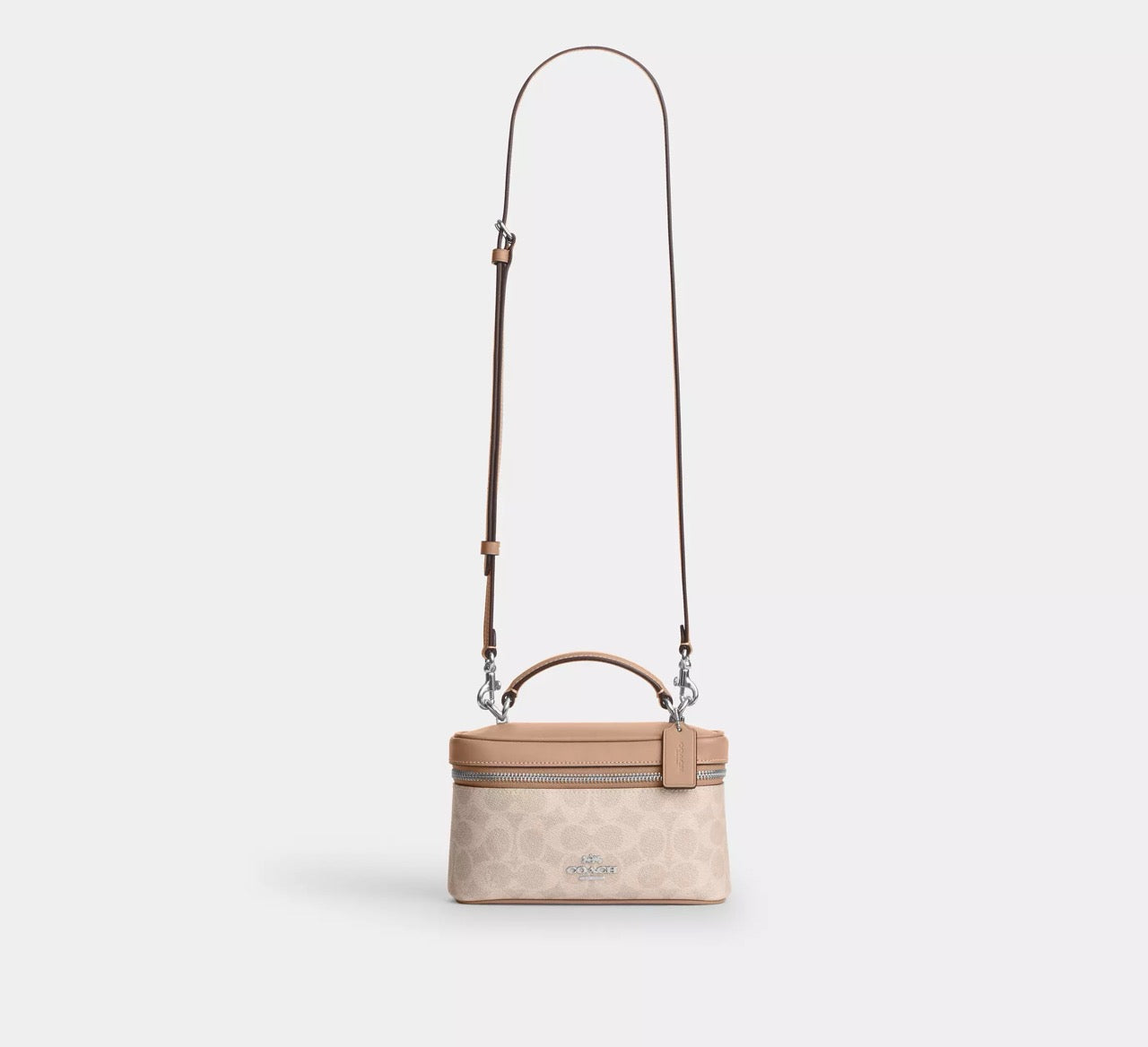 [INCOMING ETA 30 DAYS] COACH Rainer Crossbody Bag 18 In Signature Canvas in Sand/Taupe (CEO23)