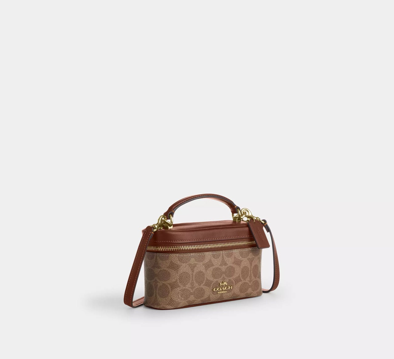 [INCOMING ETA 30 DAYS] COACH Rainer Crossbody Bag 18 In Signature Canvas in Tan/Brown (CEO23)