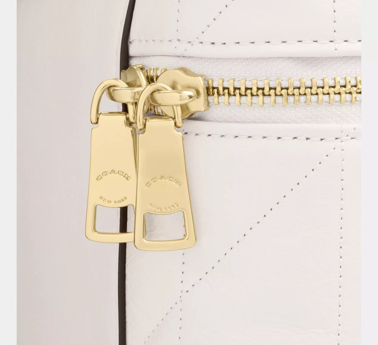 [INCOMING ETA 30 DAYS] COACH Rainer Crossbody Bag 18 With Quilting in Chalk (CEO22)