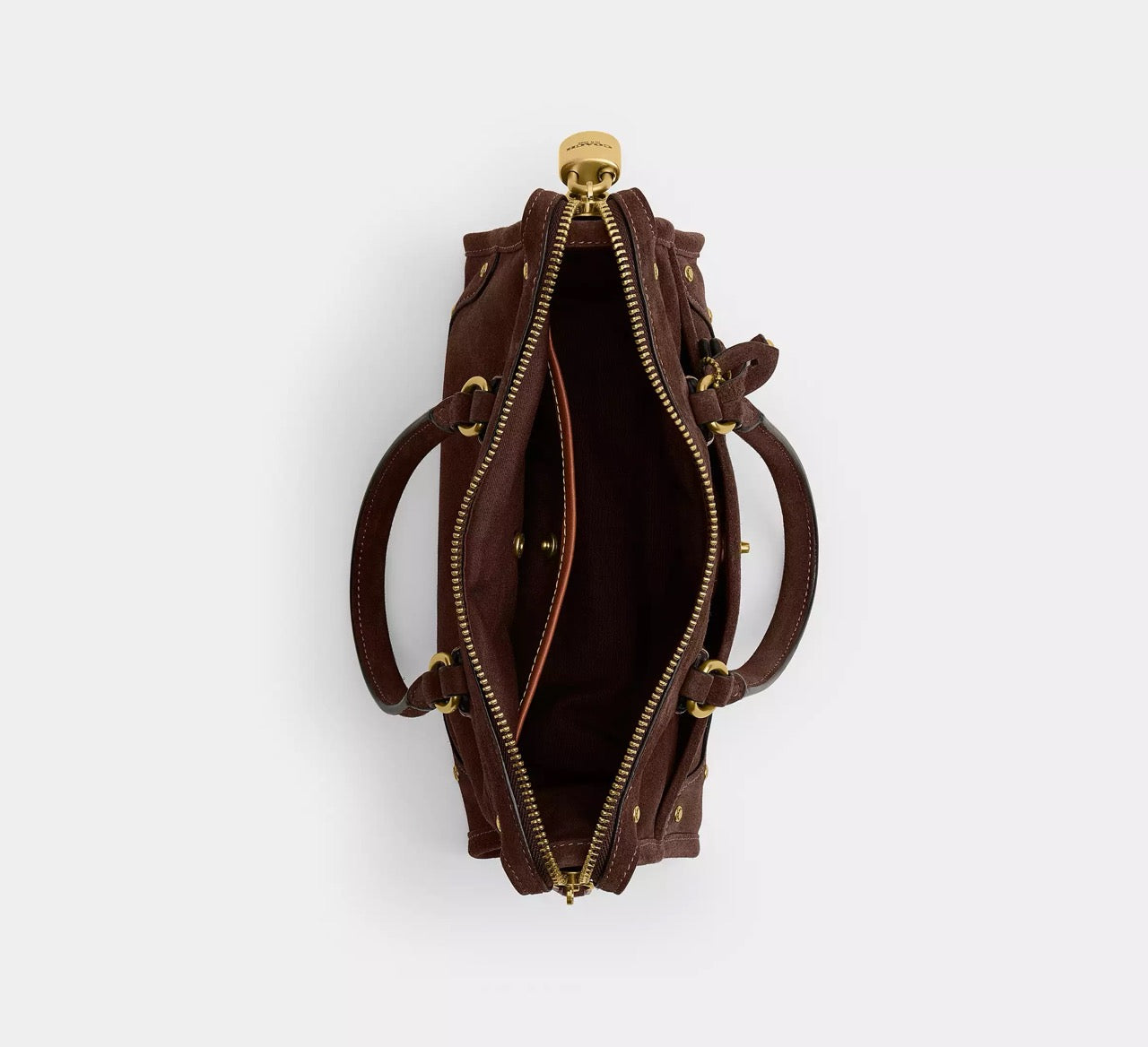[WEB EXCLUSIVE][INCOMING ETA 30 DAYS] COACH Rhyder Satchel Bag 24 in Dark Chocolate (CFN70)