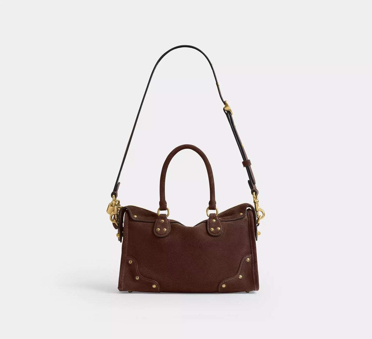 [WEB EXCLUSIVE][INCOMING ETA 30 DAYS] COACH Rhyder Satchel Bag 24 in Dark Chocolate (CFN70)