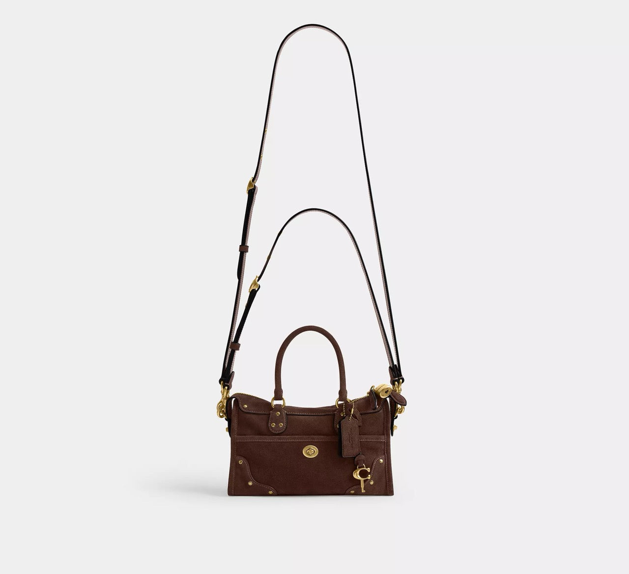 [WEB EXCLUSIVE][INCOMING ETA 30 DAYS] COACH Rhyder Satchel Bag 24 in Dark Chocolate (CFN70)