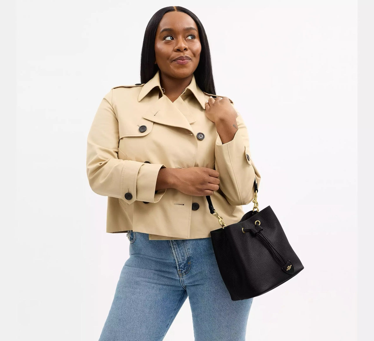 [INCOMING ETA 30 DAYS] COACH Rowan Bucket Bag in Black (CBH06)