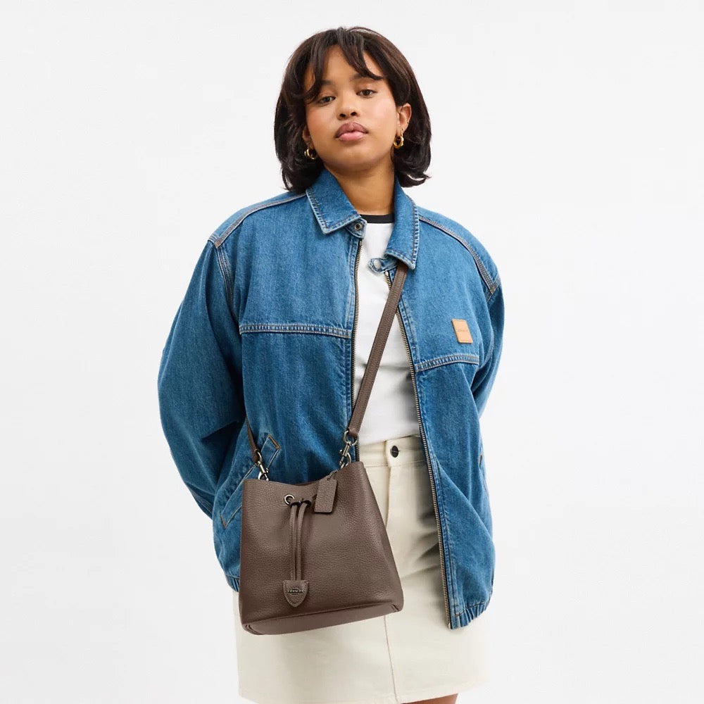 [INCOMING ETA 30 DAYS] COACH Rowan Bucket Bag in Dark Stone (CBH06)