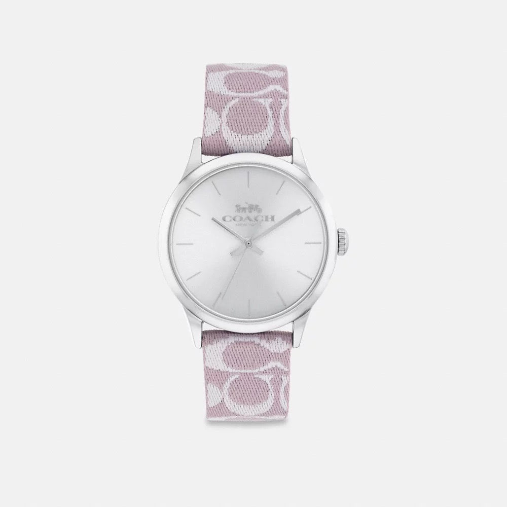 [INCOMING ETA AFTER RAYA] COACH Ruby Watch, 32 Mm in Purple (CX694)