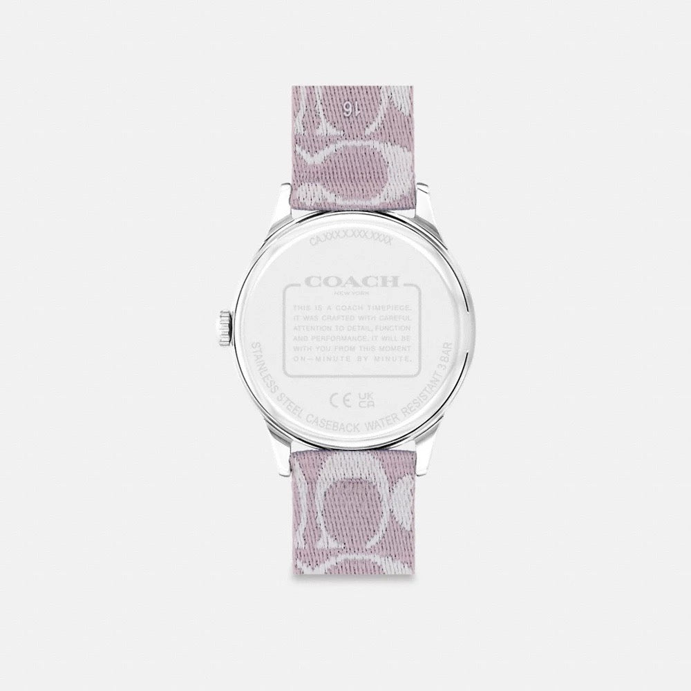 [INCOMING ETA 30 DAYS] COACH Ruby Watch, 32 Mm in Purple (CX694)