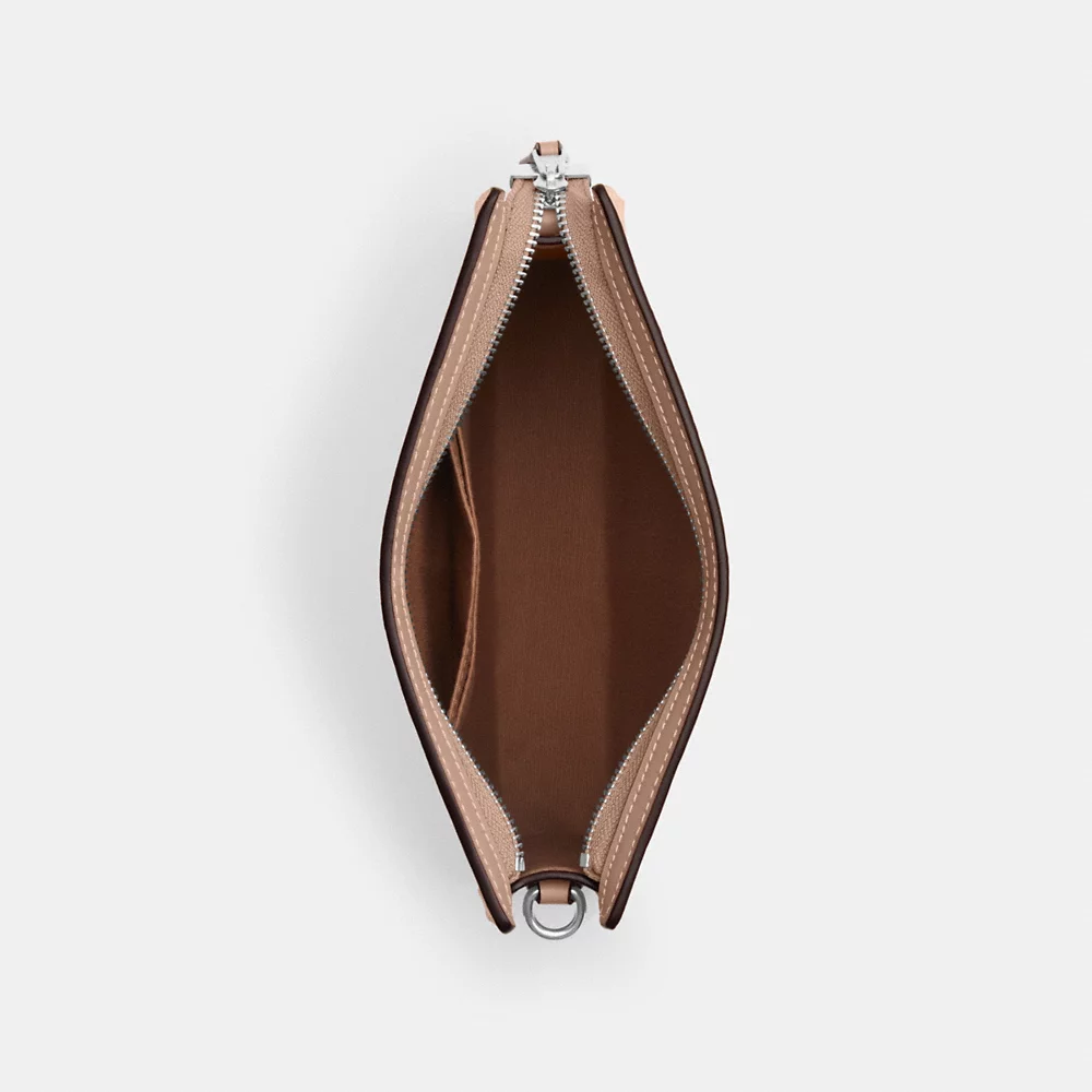 [INCOMING ETA 30 DAYS] COACH Slim Crossbody Bag In Signature Canvas In Taupe (SHW)(CW204)