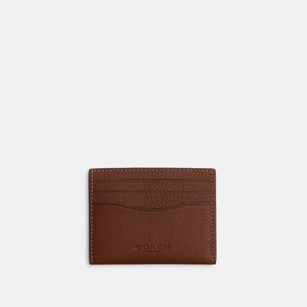 [INCOMING ETA 30 DAYS] COACH For Men Slim Id Card Case in Saddle (CP209)