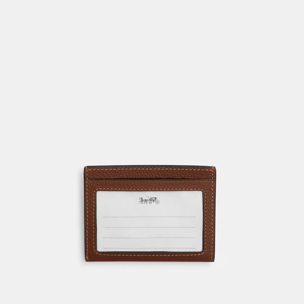 [INCOMING ETA 30 DAYS] COACH For Men Slim Id Card Case in Saddle (CP209)