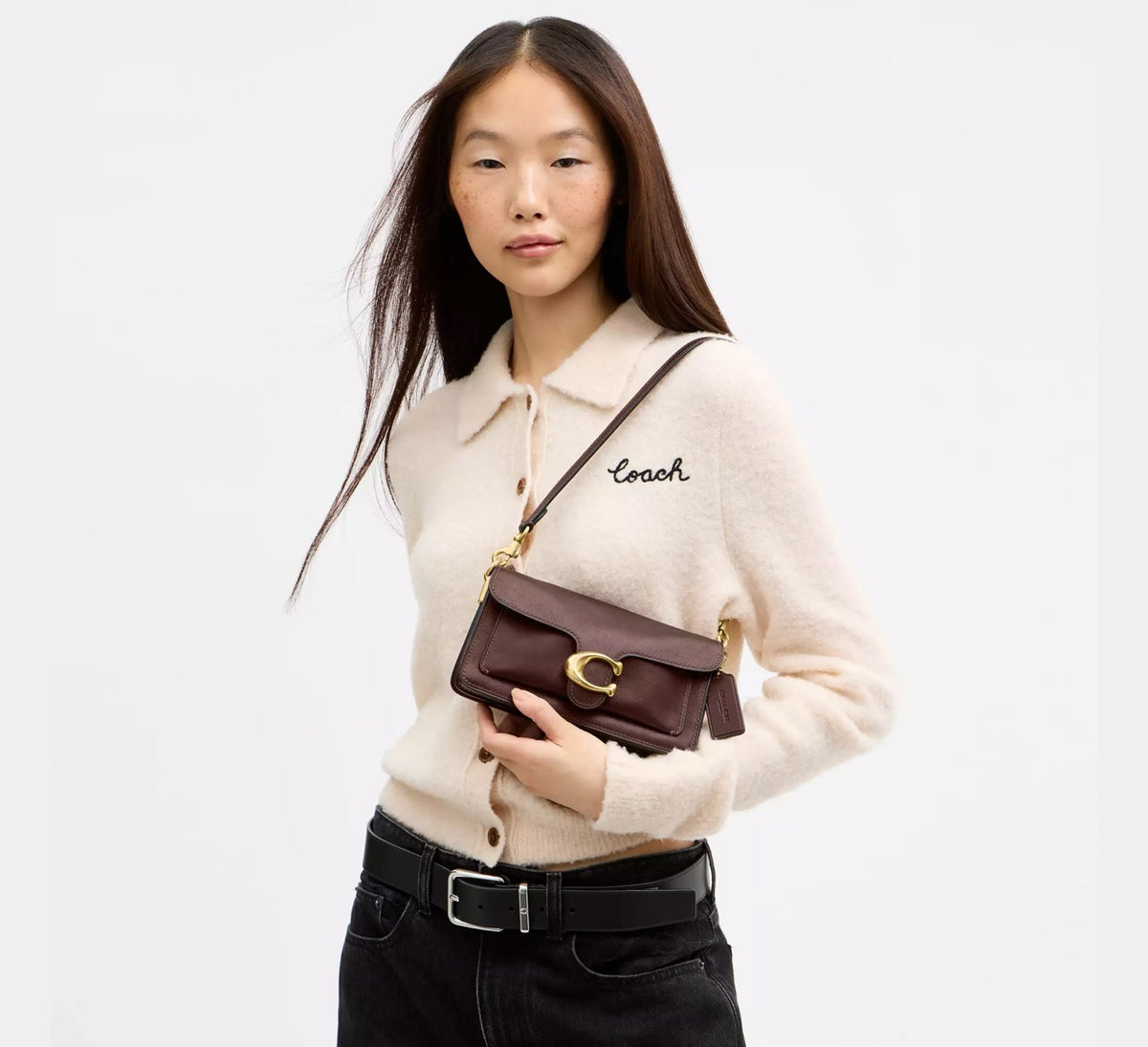 [WEB EXCLUSIVE][INCOMING ETA 30 DAYS] COACH Soft Tabby Shoulder Bag 20 in Maple (CFQ98)