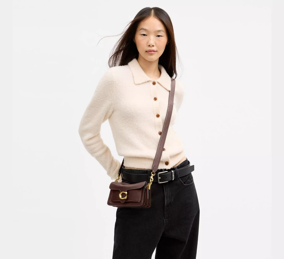 [WEB EXCLUSIVE][INCOMING ETA 30 DAYS] COACH Soft Tabby Shoulder Bag 20 in Maple (CFQ98)