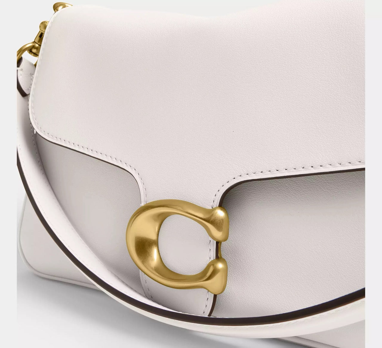[INCOMING ETA 30 DAYS] COACH Soft Tabby Shoulder Bag in Chalk (CAM98)