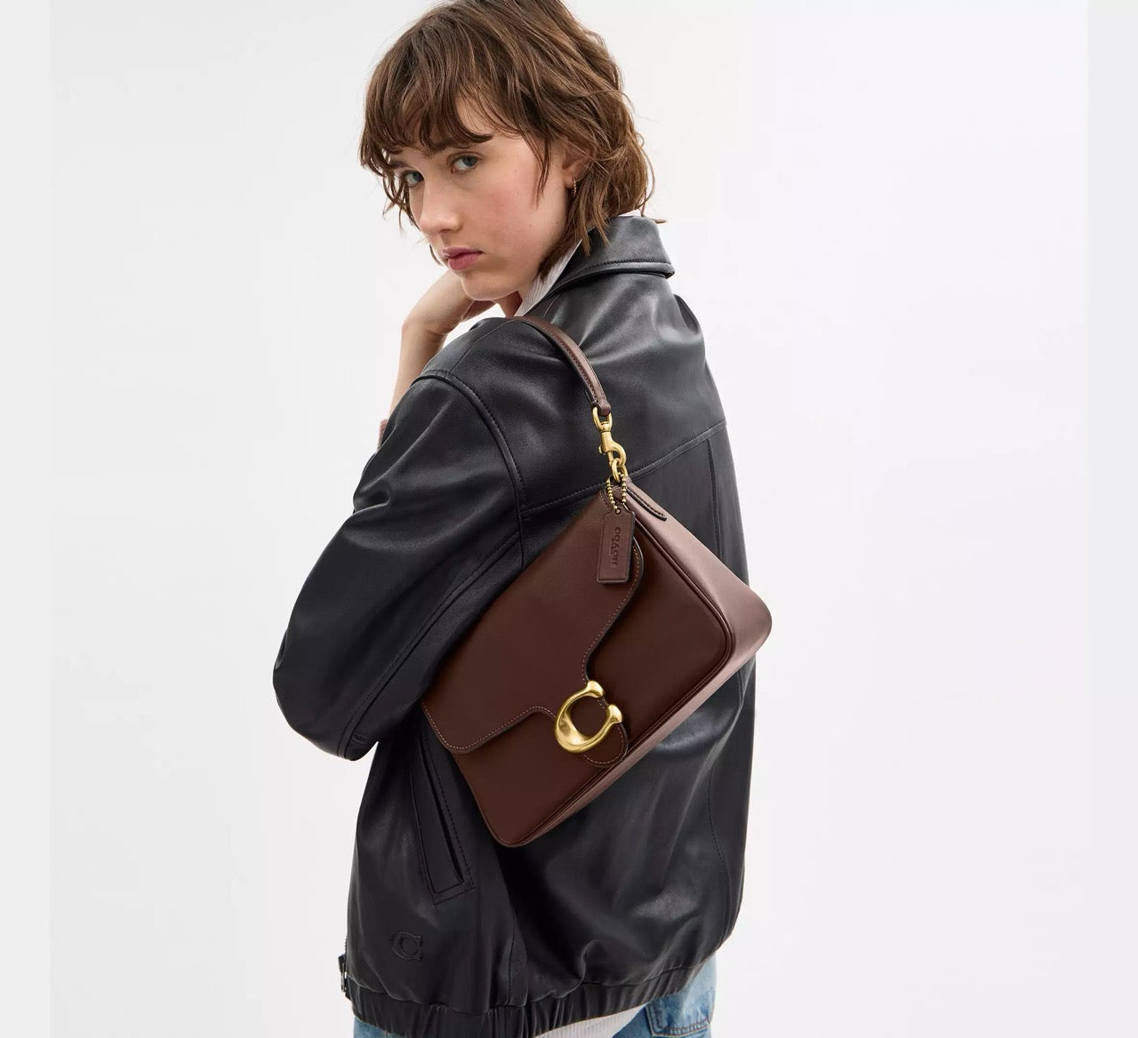 [INCOMING ETA 30 DAYS] COACH Soft Tabby Shoulder Bag in Maple (CAM98)