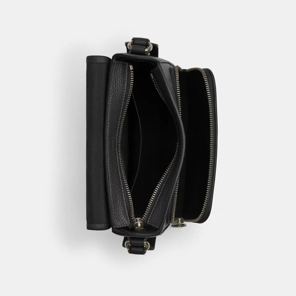 [INCOMING ETA 30 DAYS] COACH Sullivan Flap Crossbody Bag in Black (CY800)