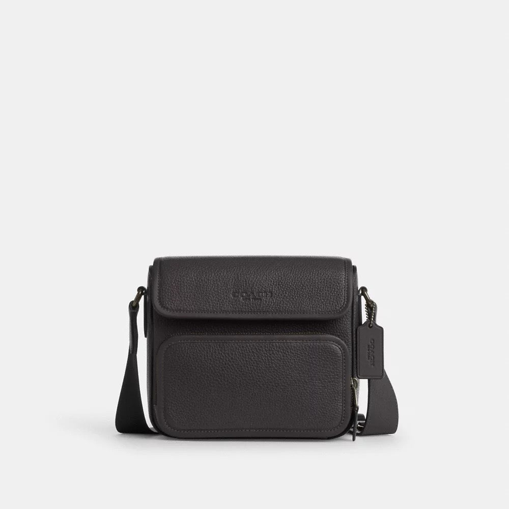 [INCOMING ETA 30 DAYS] COACH Sullivan Flap Crossbody Bag in Graphite (CY800)