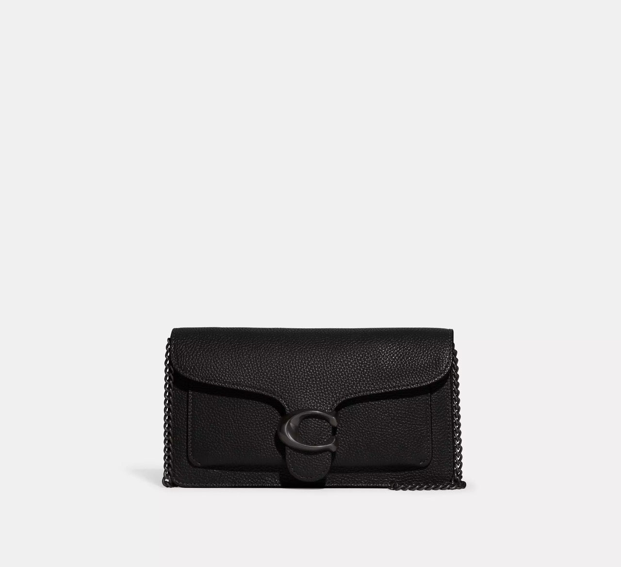 [INCOMING ETA 30 DAYS] COACH Tabby Chain Clutch in Pewter/Black (CE772)