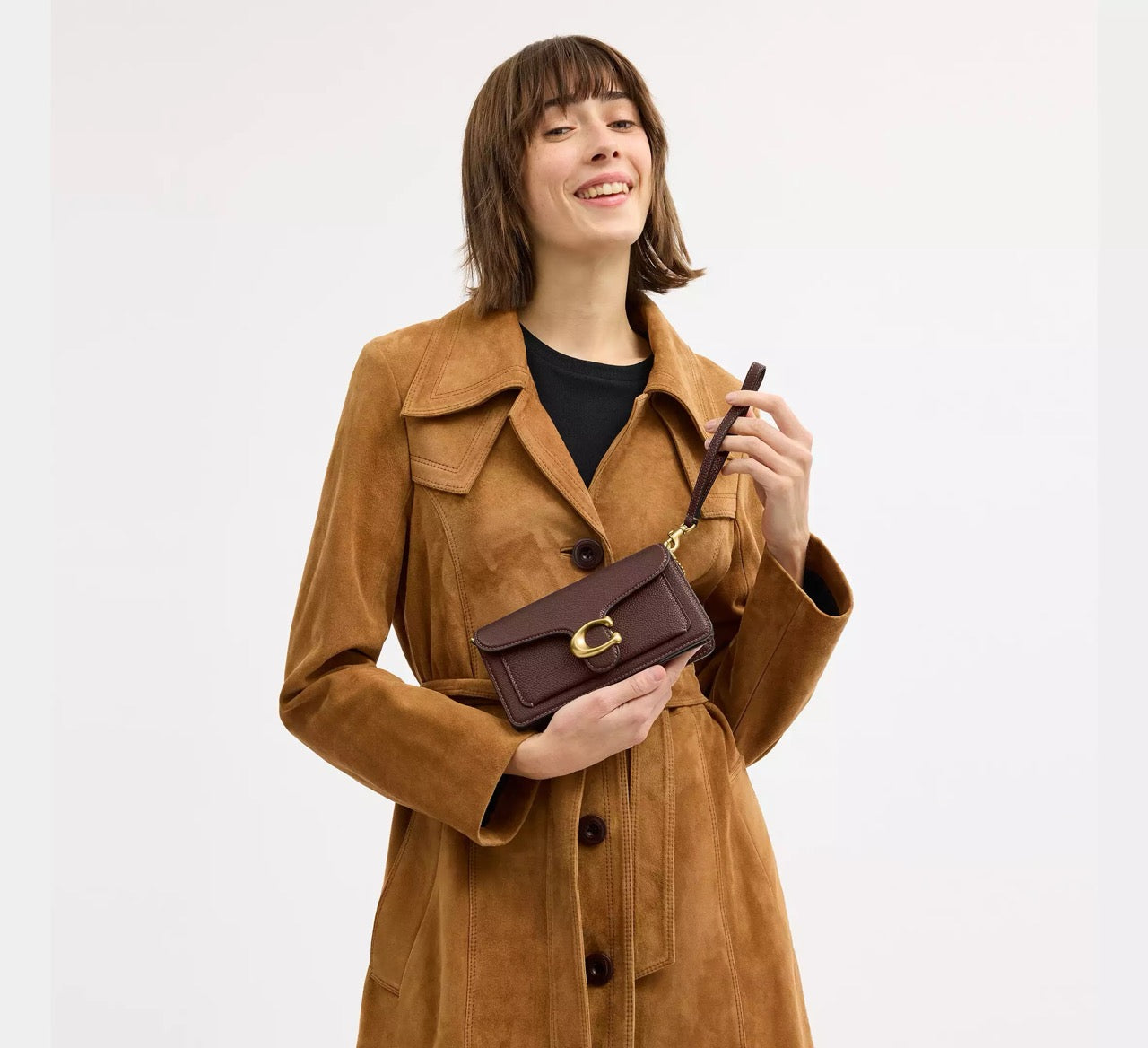 [WEB EXCLUSIVE][INCOMING ETA 30 DAYS] COACH Tabby Chain Crossbody Bag 19 in Maple (CBF14)