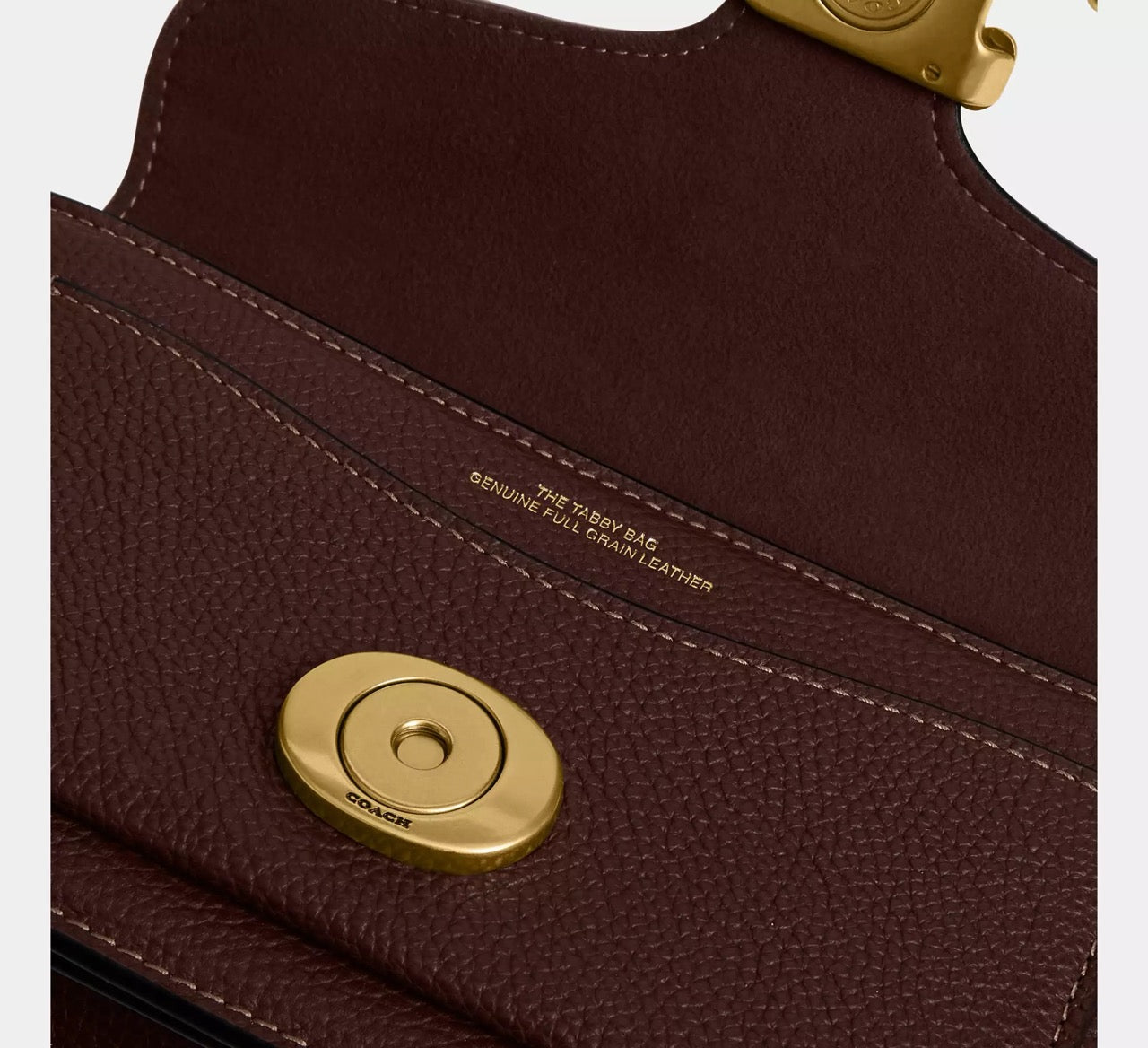 [WEB EXCLUSIVE][INCOMING ETA 30 DAYS] COACH Tabby Chain Crossbody Bag 19 in Maple (CBF14)