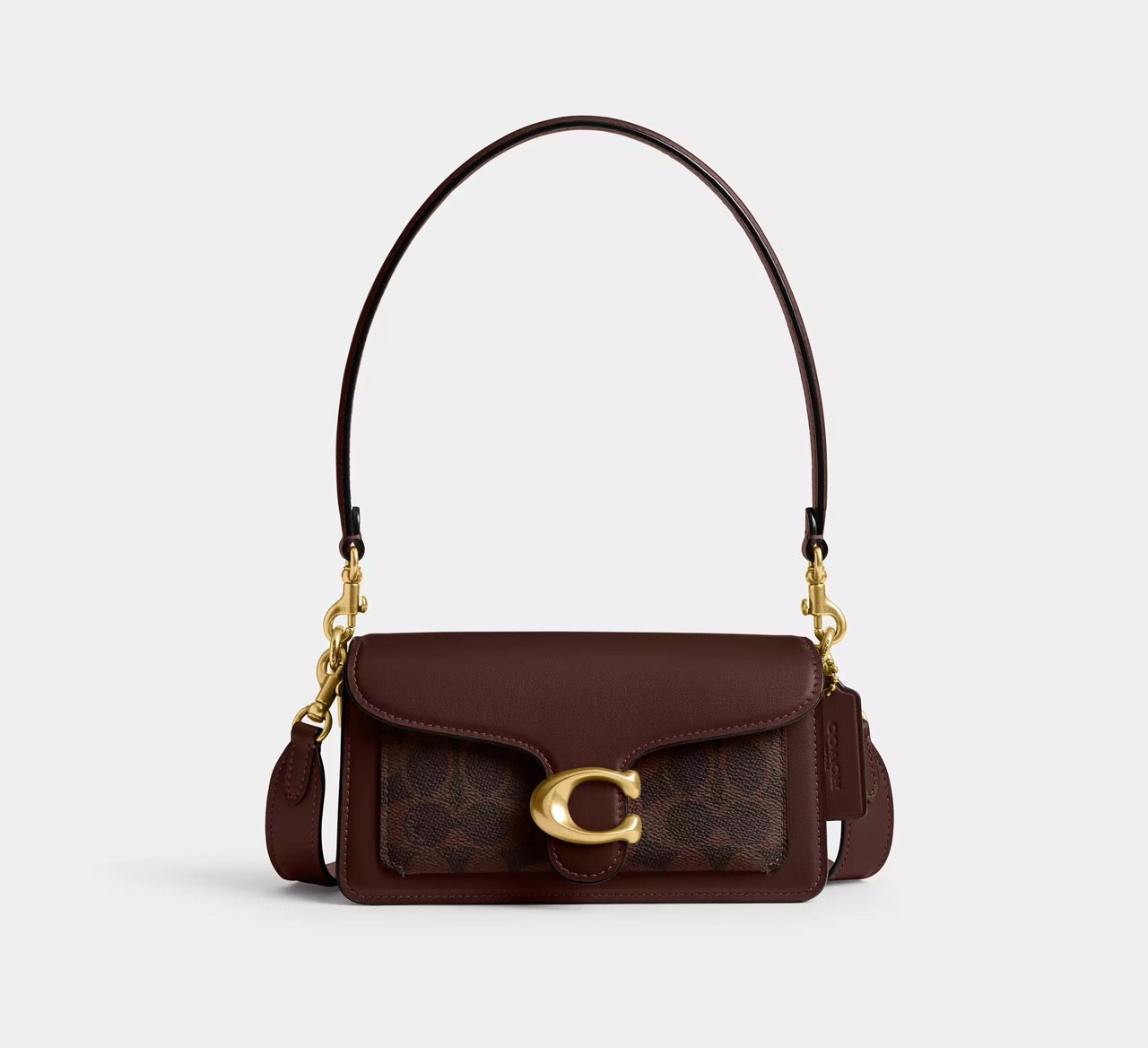 [INCOMING ETA 30 DAYS] COACH Tabby Shoulder Bag 20 In Signature Canvas in Maple (CY200)