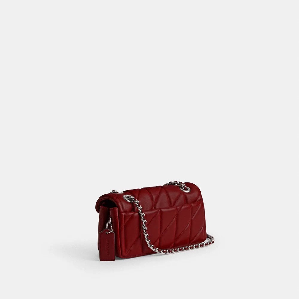 [READY STOCK MY] COACH Tabby Shoulder Bag 20 With Pillow Quilting in Dark Ruby (SHW)(CP149)