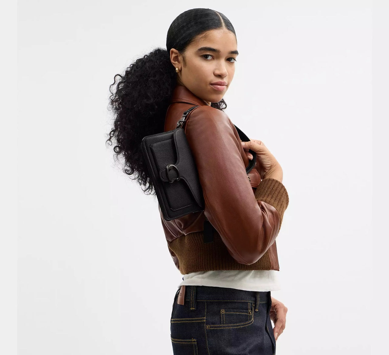 [WEB EXCLUSIVE][INCOMING ETA 30 DAYS] COACH Tabby Shoulder Bag 20 in Black (CY201)