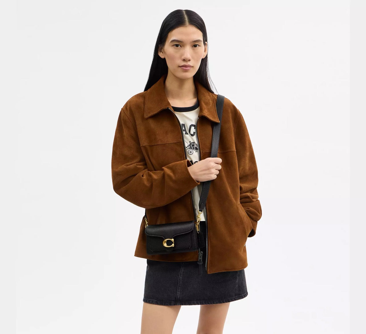 [INCOMING ETA 30 DAYS] COACH Tabby Shoulder Bag 20 in Brass/Black (CY201)