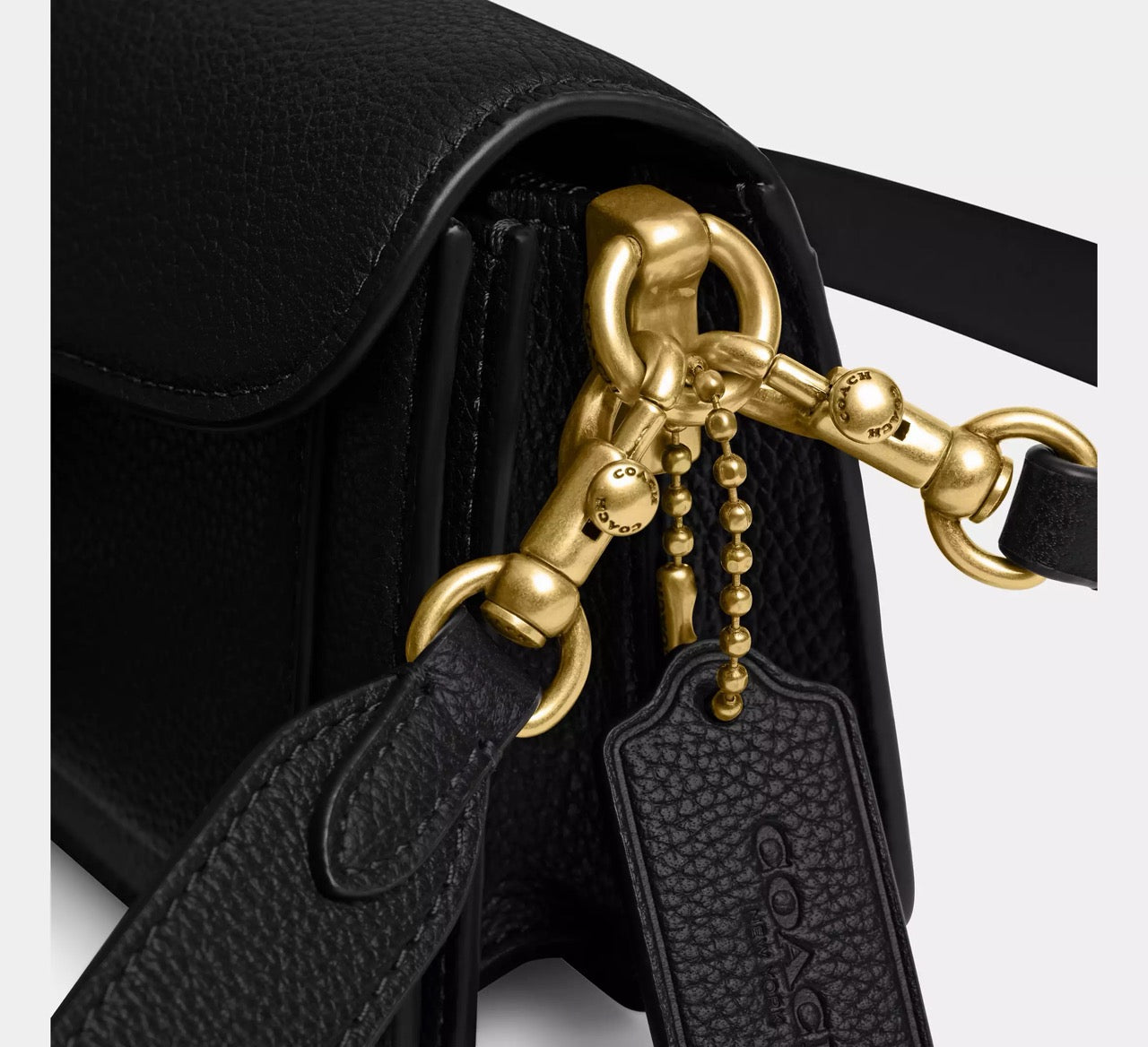 [INCOMING ETA 30 DAYS] COACH Tabby Shoulder Bag 20 in Brass/Black (CY201)