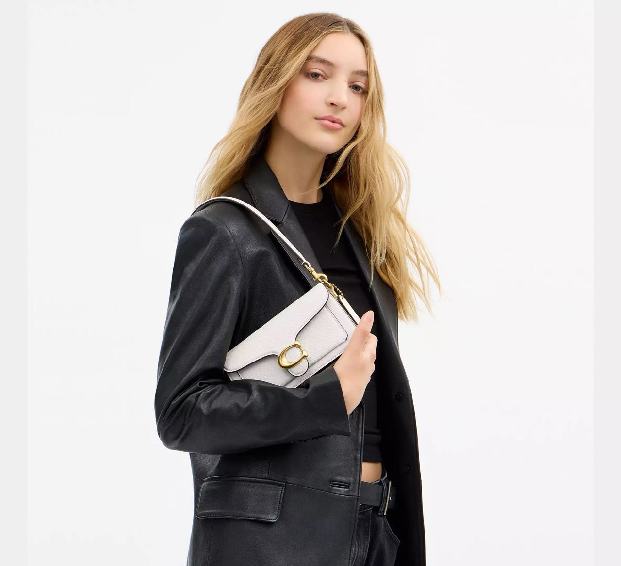 [INCOMING ETA 30 DAYS] COACH Tabby Shoulder Bag 20 in Chalk (CY201)