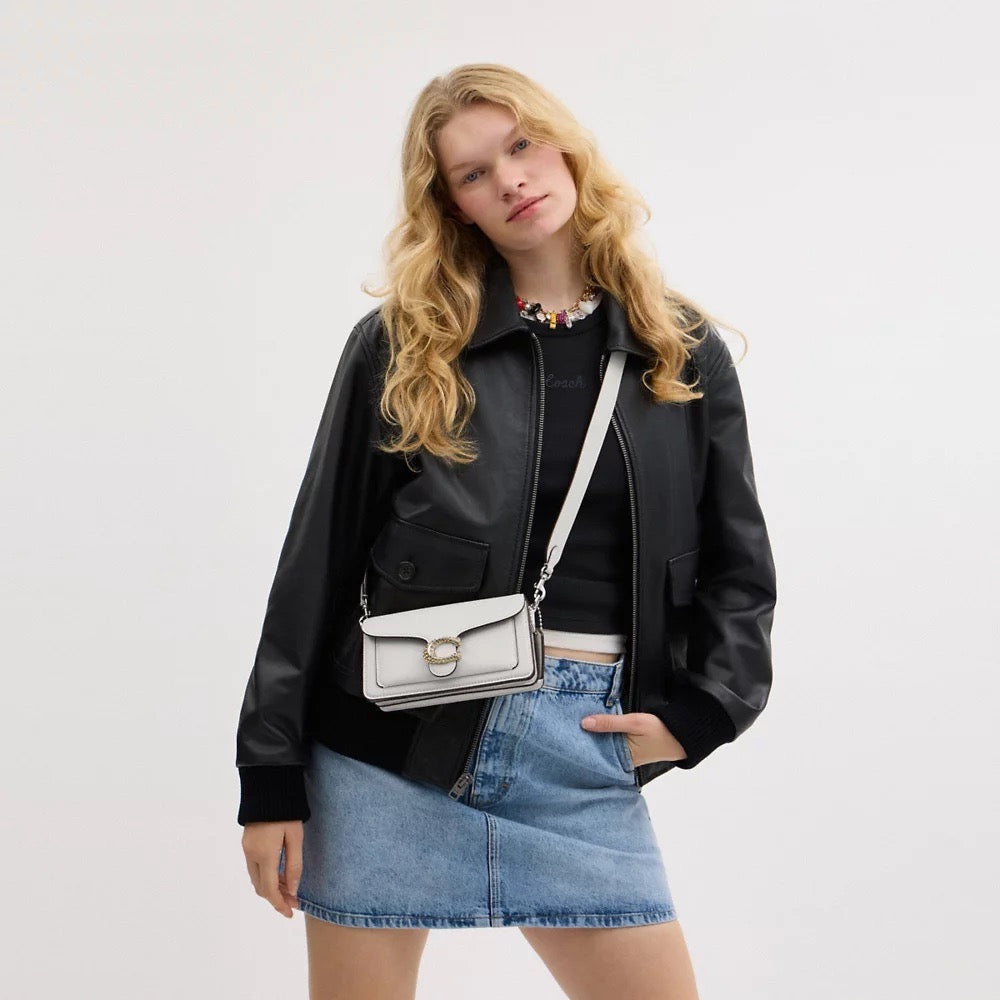 Discover the COACH Tabby Shoulder Bag 20 in Chalk