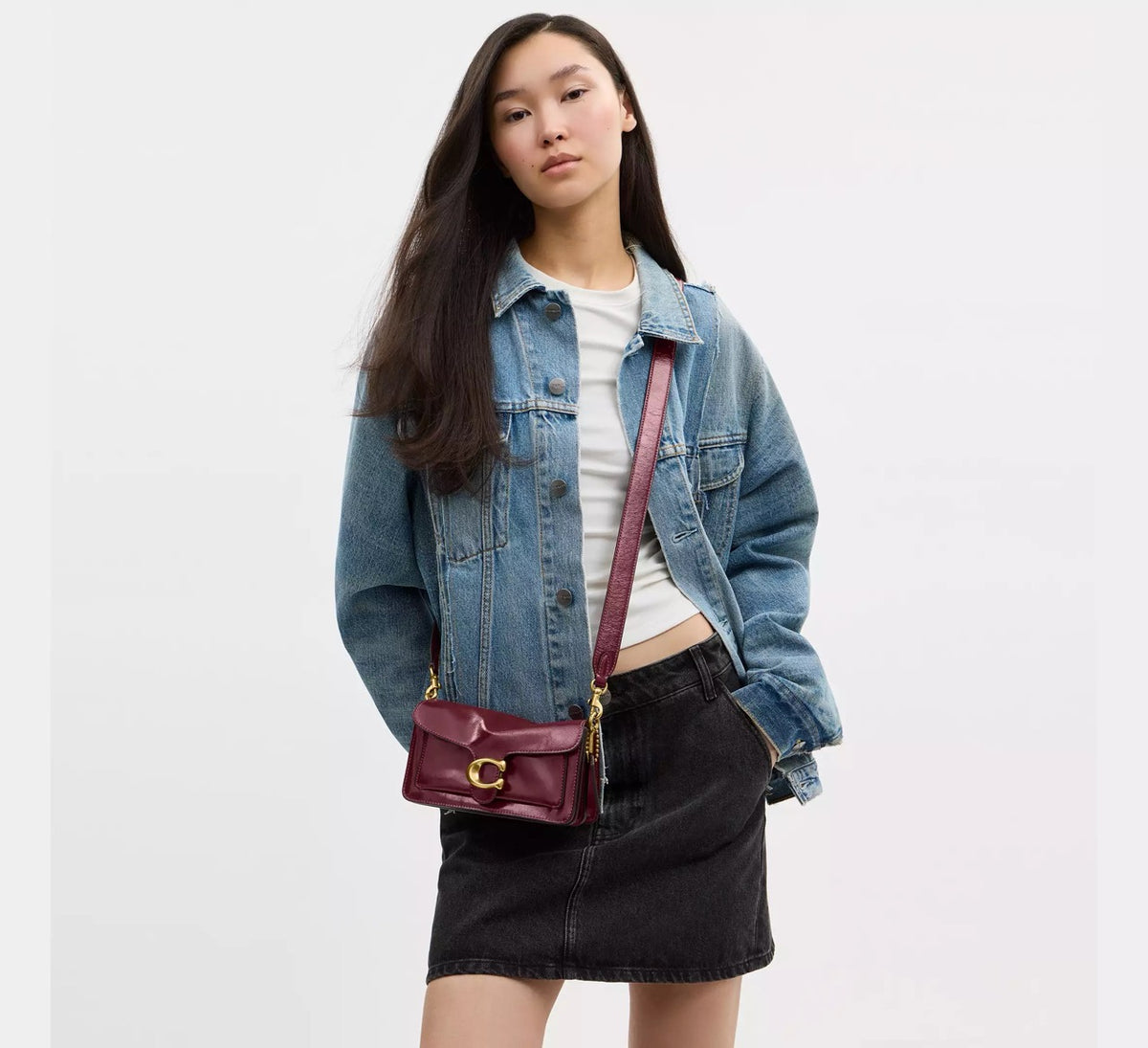 [WEB EXCLUSIVE][INCOMING ETA 30 DAYS] COACH Tabby Shoulder Bag 20 in Dark Cherry (CFR00)