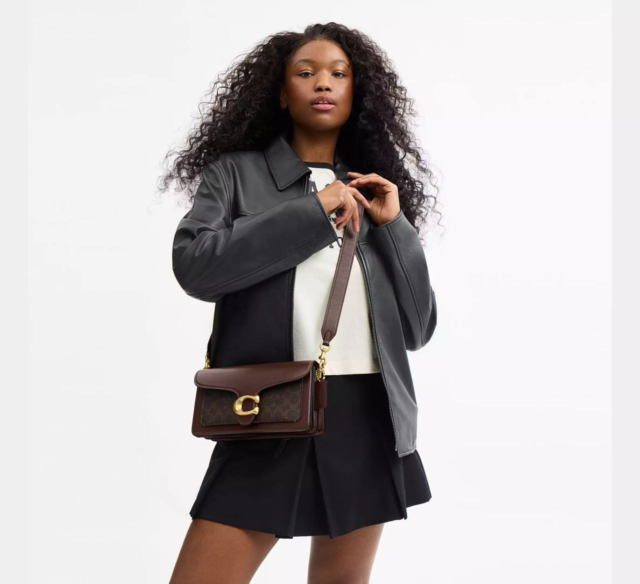 [INCOMING ETA 30 DAYS] COACH Tabby Shoulder Bag 26 In Signature Canvas in Maple (CI032)