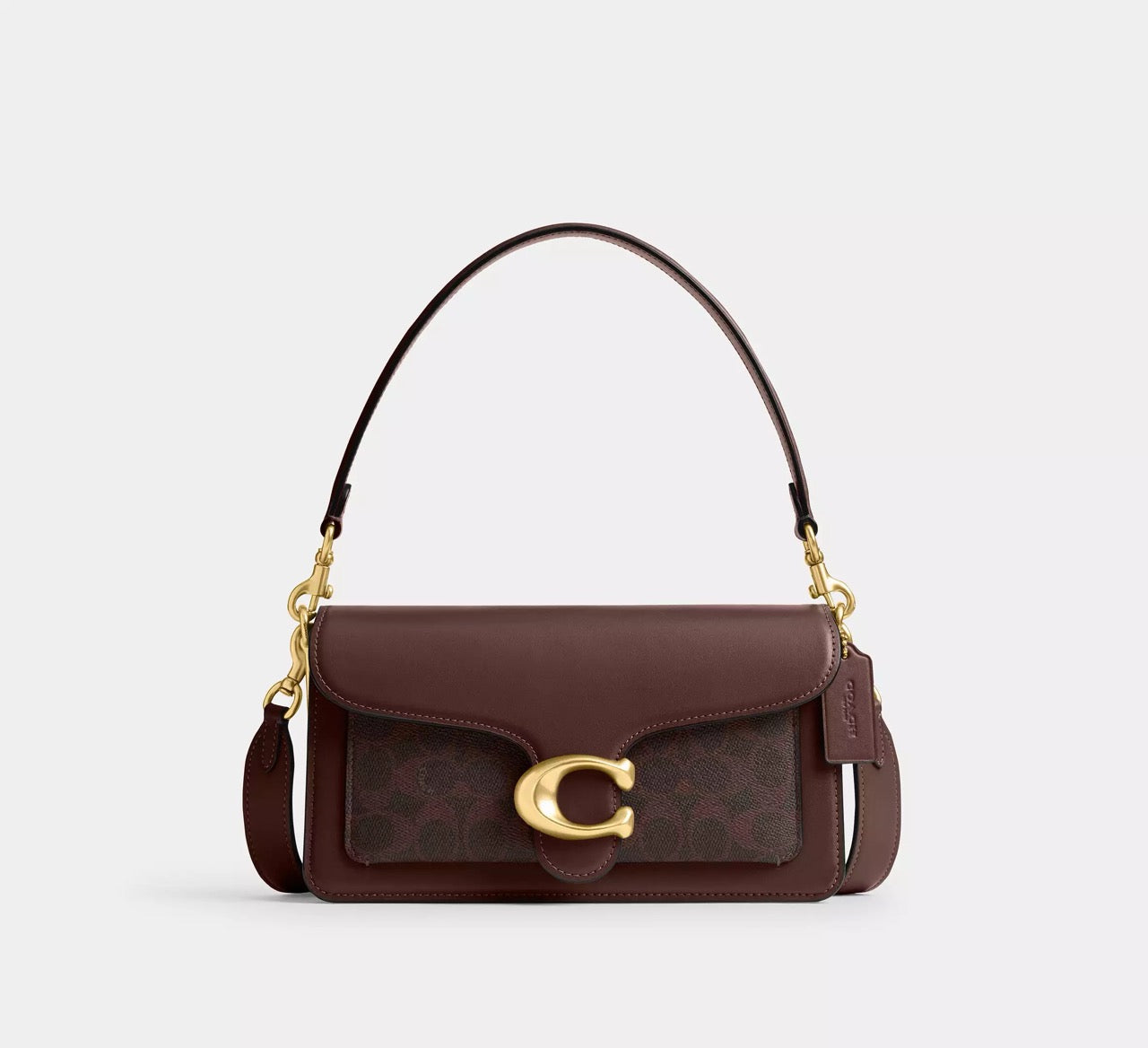 [INCOMING ETA 30 DAYS] COACH Tabby Shoulder Bag 26 In Signature Canvas in Maple (CI032)