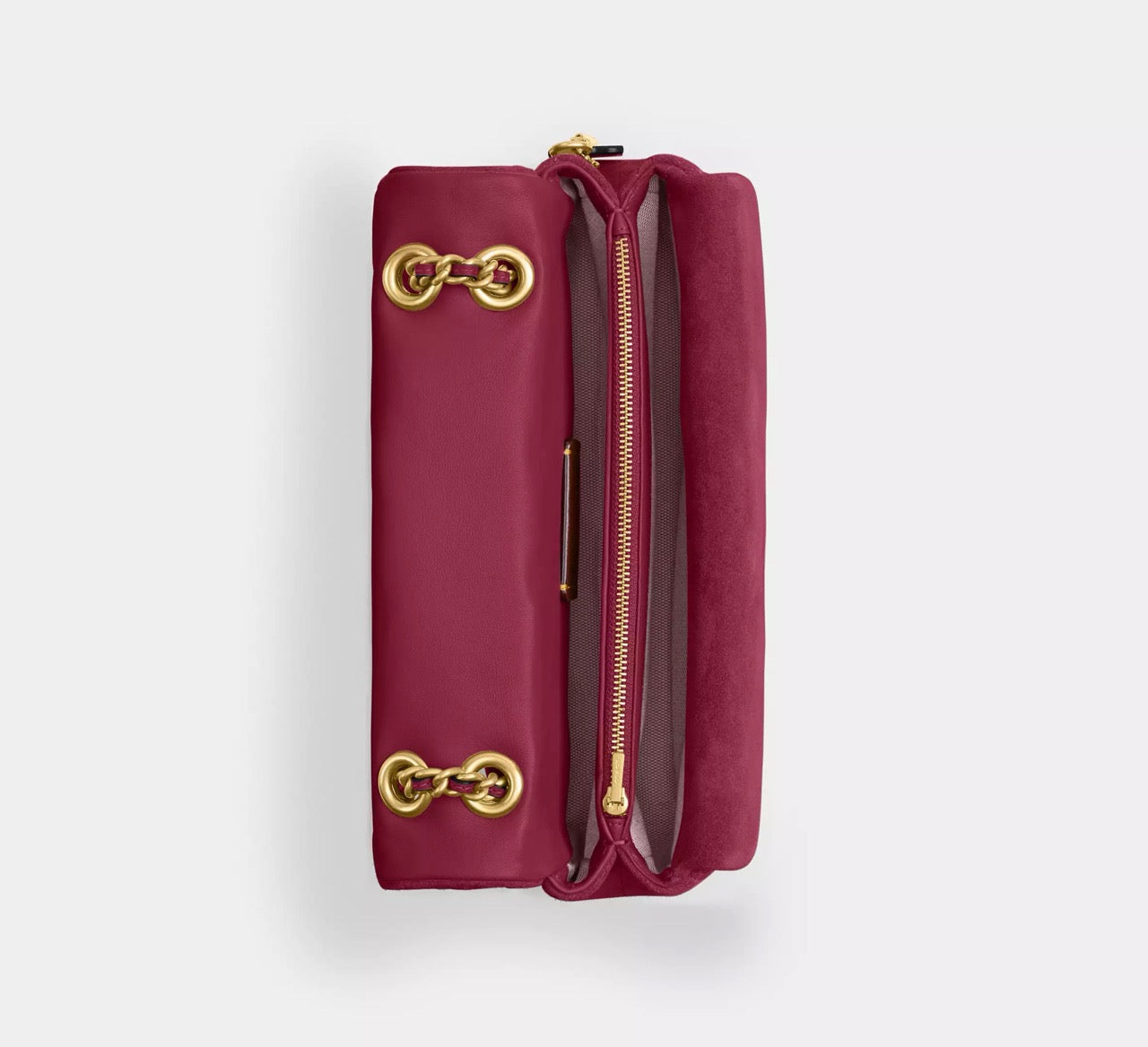 [WEB EXCLUSIVE][INCOMING ETA 30 DAYS] COACH Tabby Shoulder Bag 26 With Quilting in Dark Fuchsia (CW620)