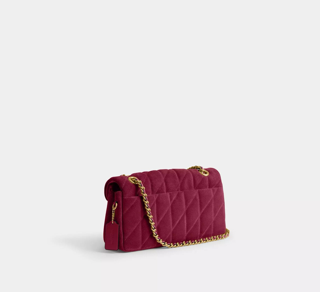 [WEB EXCLUSIVE][INCOMING ETA 30 DAYS] COACH Tabby Shoulder Bag 26 With Quilting in Dark Fuchsia (CW620)