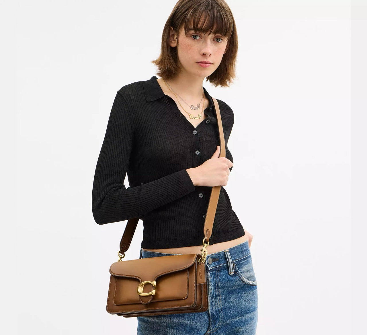 [INCOMING ETA 30 DAYS] COACH Tabby Shoulder Bag 26 in Brass/Honey Brown (CCC02)