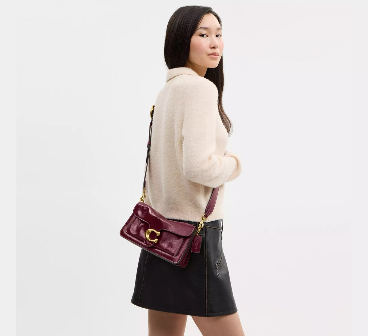 [INCOMING ETA 30 DAYS] COACH Tabby Shoulder Bag 26 in Dark Cherry (CFQ88)