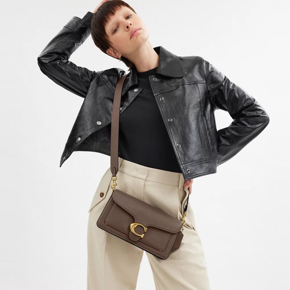 [READY STOCK MY] COACH Tabby Shoulder Bag 26 in Dark Stone (CH857)