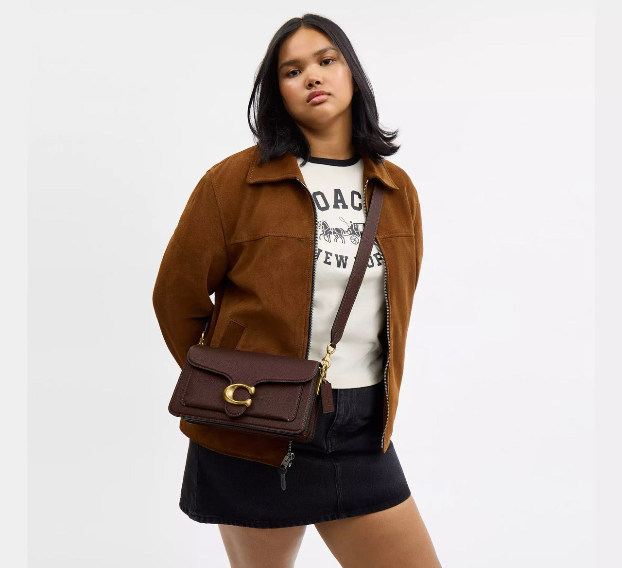 COACH Bag Malaysia | COACH Tabby Shoulder Bag 26 in Maple (CH857)