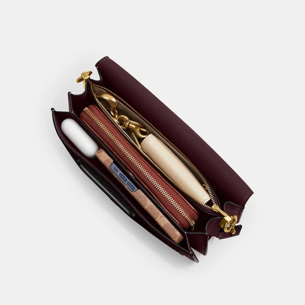 [READY STOCK MY] COACH Tabby Shoulder Bag 26 in Merlot (CH857)