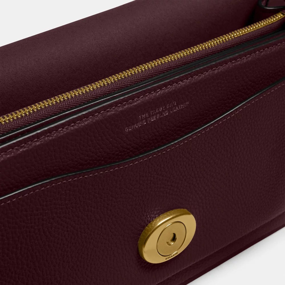 [READY STOCK MY] COACH Tabby Shoulder Bag 26 in Merlot (CH857)