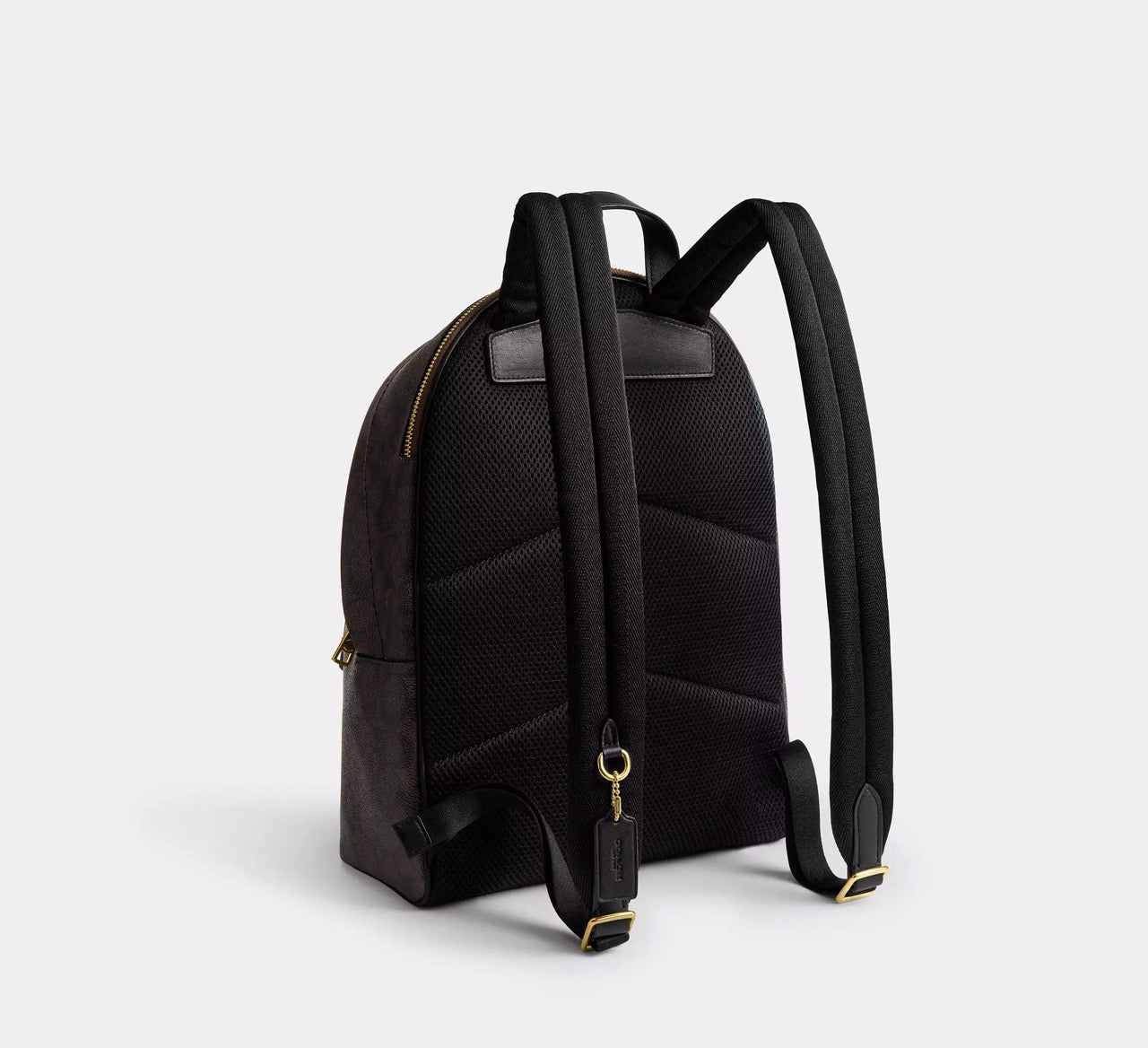 [WEB EXCLUSIVE][INCOMING ETA 30 DAYS] COACH Taylor Small Backpack In Signature Canvas in Walnut/Black (CDW76)