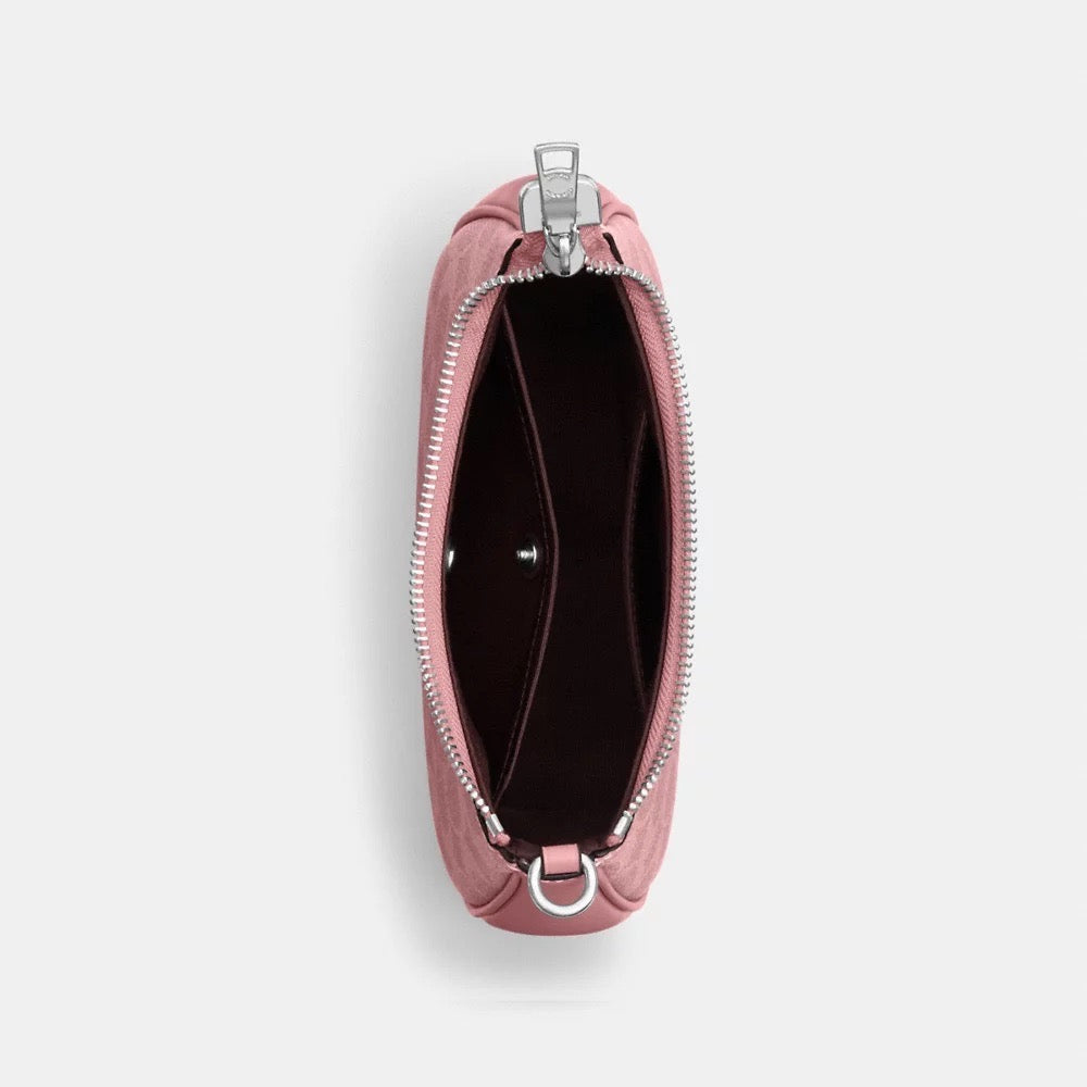 [INCOMING ETA 30 DAYS] COACH Teri Mini Crossbody Bag In Signature Canvas in Pink (SHW)(CW323)