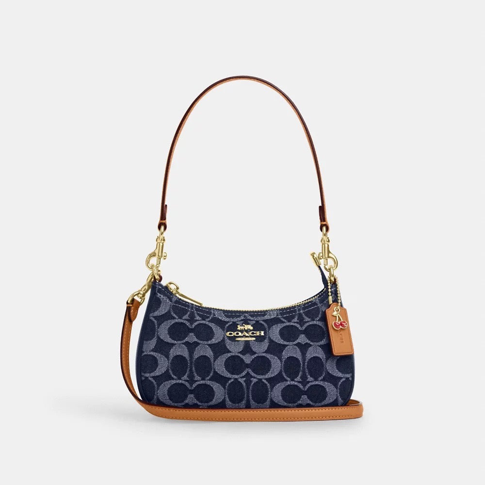 [INCOMING ETA 30 DAYS] COACH Teri Mini Crossbody Bag In Signature Denim in Denim/Natural (CY735)