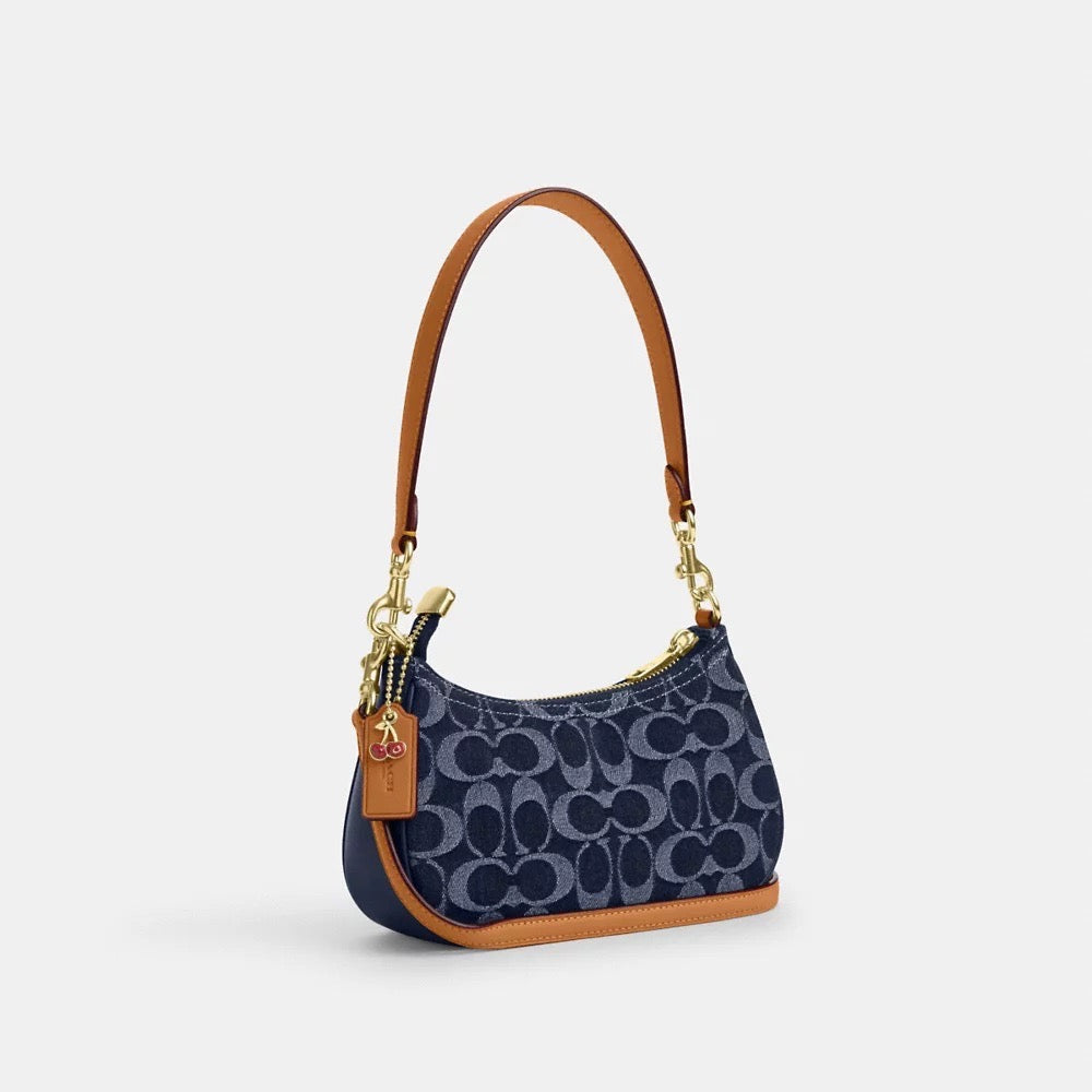 [INCOMING ETA 30 DAYS] COACH Teri Mini Crossbody Bag In Signature Denim in Denim/Natural (CY735)