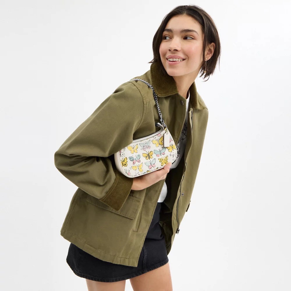 [INCOMING ETA 30 DAYS] COACH Teri Mini Crossbody Bag With Butterfly Print in Chalk Multi (CAJ94)