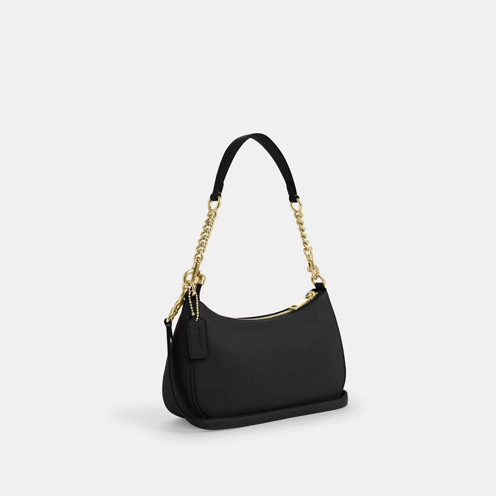 [INCOMING ETA 30 DAYS] COACH Teri Shoulder Bag In Black (GHW)(CV934)